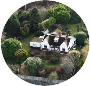 Aerial property photography Monmouthshire