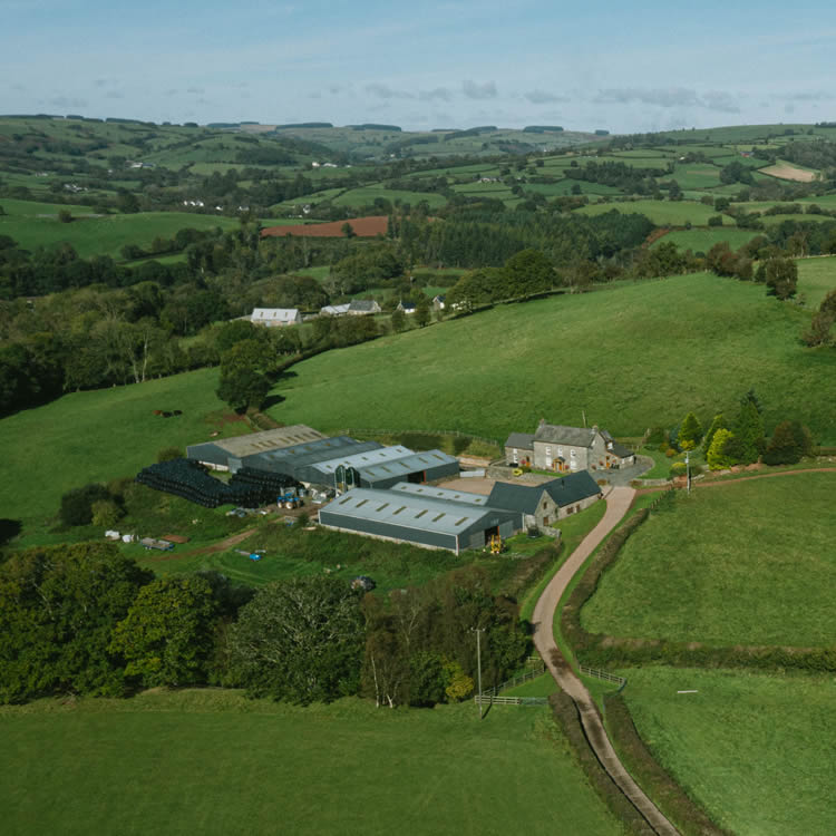 aerial photo of property in wales